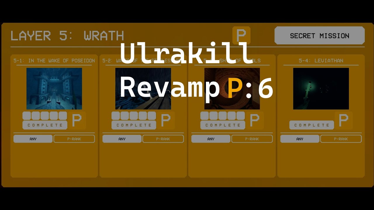 Ultrakill Revamp Update Part: 6 (Wrath) I LOVE WATER I LOVE IT