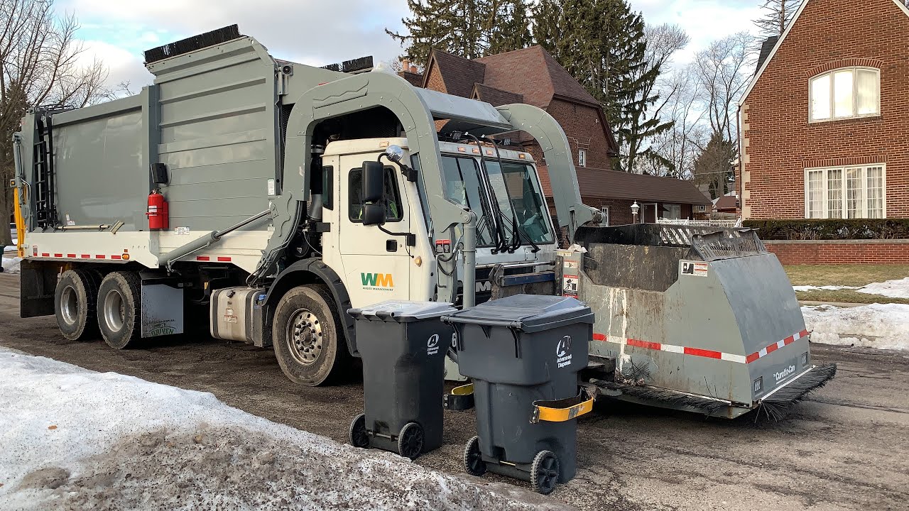 Waste Management — Mack LR Heil Curotto Can Garbage Truck YouTube