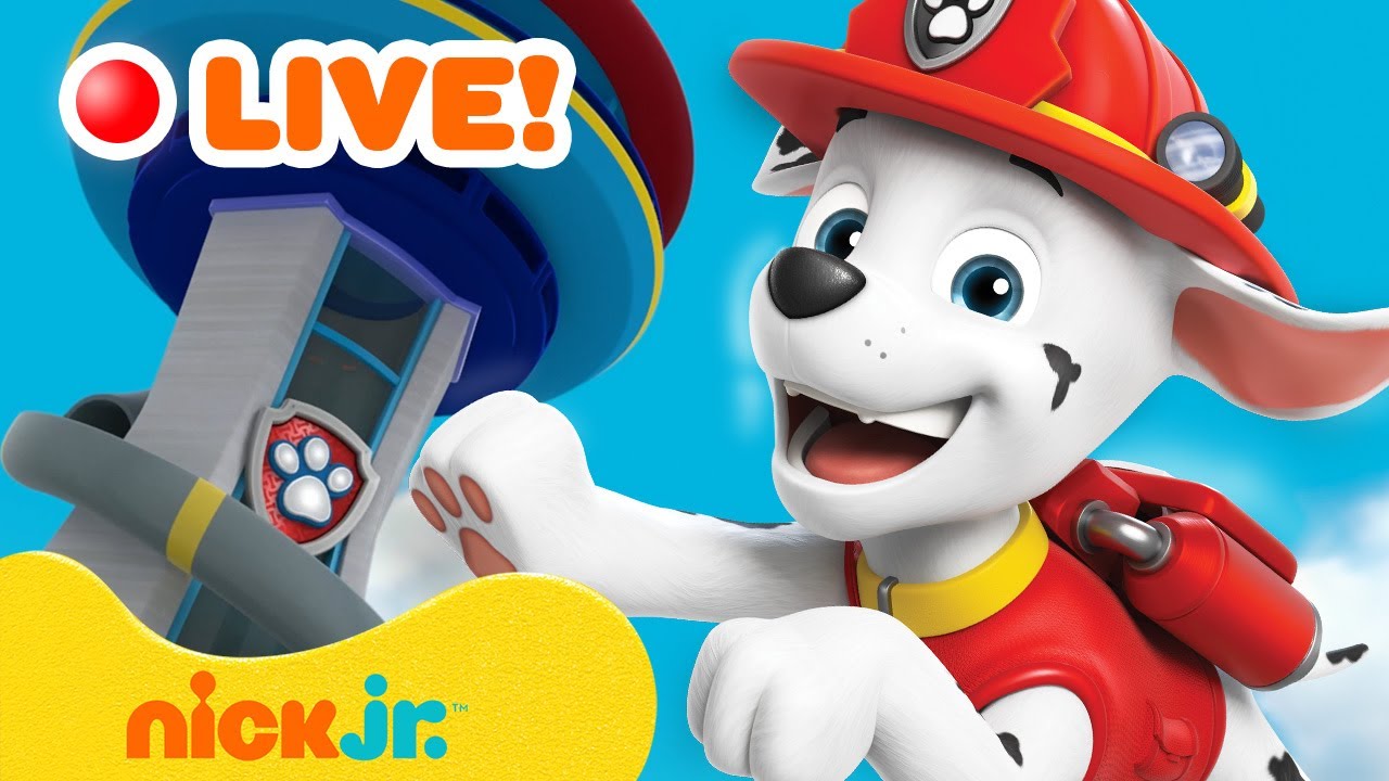 🔴 LIVE: BEST PAW Patrol Lookout Tower Rescues! w/ Marshall, Chase & Rubble | Nick Jr.
