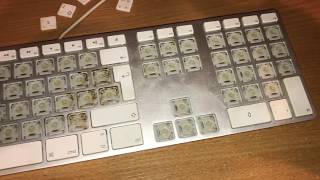 Как снять клавиши с клавиатуры Apple для очистки