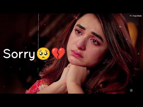      Sorry Status   Sorry Hindi Shayari Status   Crying Girl Status   sad