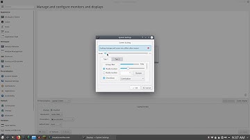 Scaling in KDE Plasma