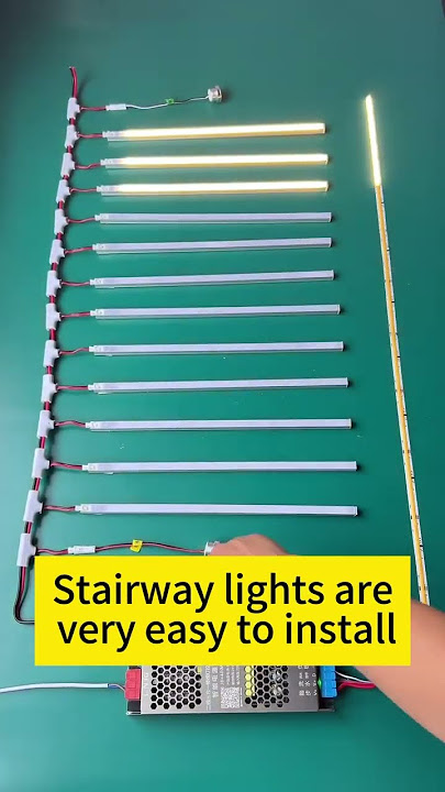Staircase lights are very easy to installed and use #controller #stairlight #stairway #stairs #led