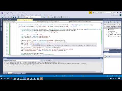 How to Send a email with plugin code in Dynamics 365 CRM