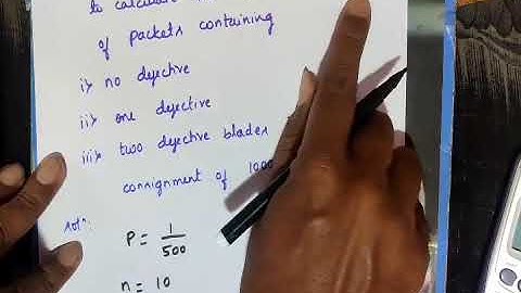 Poisson Distribution - Example Problem 2 | Probability Distribution | Engineering Mathematics