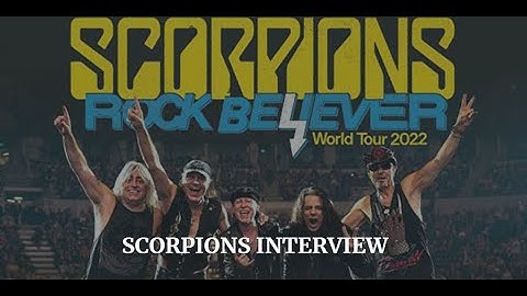 SCORPIONS  - "ROCK BELIEVER" AND NEW TOUR  INTERVIEW (2022)