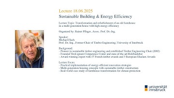 Sustainable Building & Energy Efficiency - Michael Flach