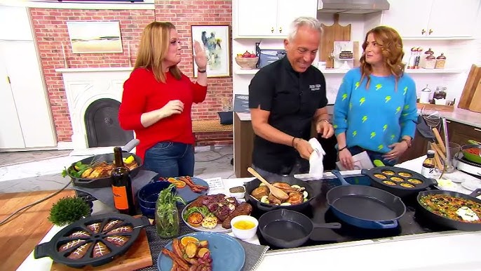 Geoffrey Zakarian 12 Nonstick Cast Iron All-Purpose Pan on QVC