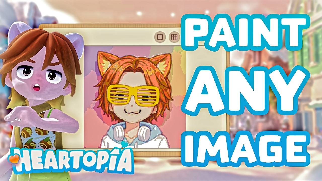 Paint ANY Image into Heartopia - Full Setup & Demo (Heartopia Image Painter)