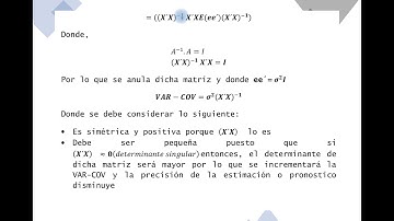 TEOREMA GAUSS MARKOV