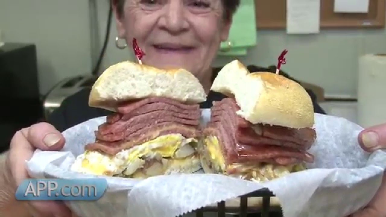 Take a bite of the Shore's best Pork Roll sandwich