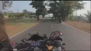 Royal Enfield Bullet High Speed Accident | Close call