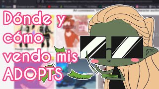 [Speedpaint] ¿Cómo y dónde vendo mis adoptables? Qué páginas uso + consejos