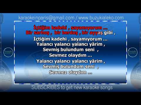 YALANCI YARİM ♫ KARAOKE with buzuki