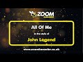 John Legend All Of Me Karaoke Version From Zoom Karaoke 