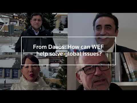 From Davos: How can WEF help solve global issues?