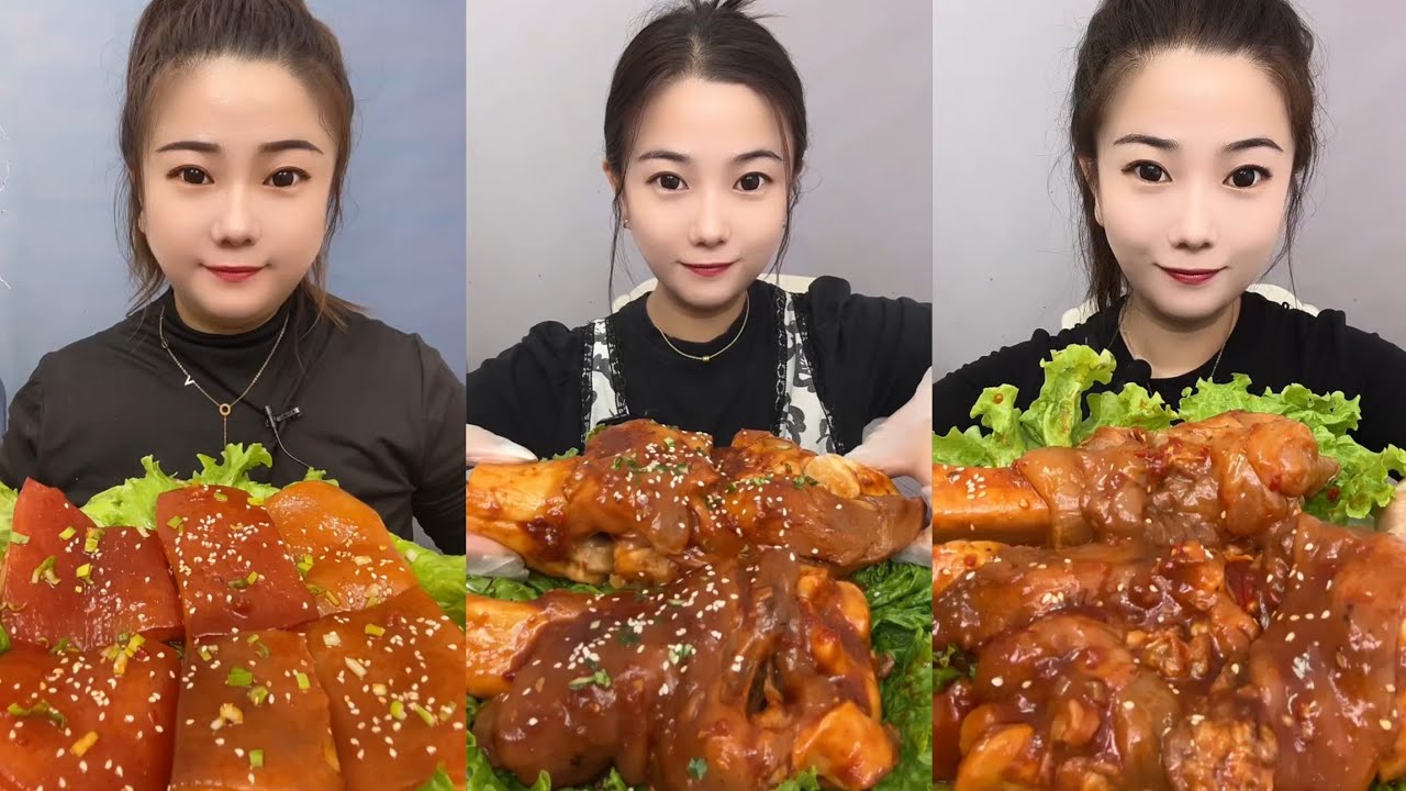 Yummy #:Eat sea conch pig brain belly pork bone head pig ,#mukbang #delicious #pork #beef 