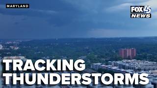 LIVE: Tracking thunderstorms in Maryland