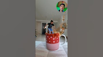 Jump in to the cup editing | New viral video editing #shorts