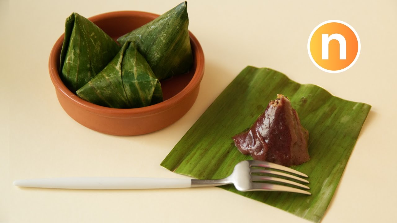 Black Glutinous Rice Kuih Koci  Kue Bugis Ketan Hitam 