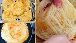 Karachi Famous Lachha Paratha|| Multi Layered Paratha ||Bun Paratha||Incredibly Simple & Fast