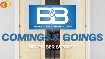 Major Cast Shakeup at B&B Before 2026