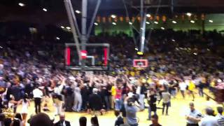 Feb. 26, 2011 CU vs. Texas Basketball Storm the court!