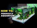 Aquascape Tutorial: 4ft PENINSULA ASIAN FISH AQUARIUM: Planted Tank (How To: Step By Step Guide)