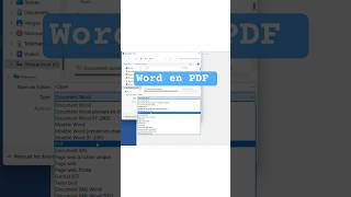 CONVERTIR UN FICHIER WORD EN PDF