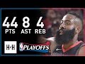 James Harden Full Game 1 Highlights Timberwolves vs Rockets 2018 Playoffs - 44 Pts, 8 Ast, 4 Reb!