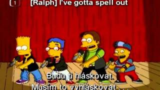 Simpsonovi - Nová chlapecká kapela písně | The Simpsons - Bart's boys band songs chords