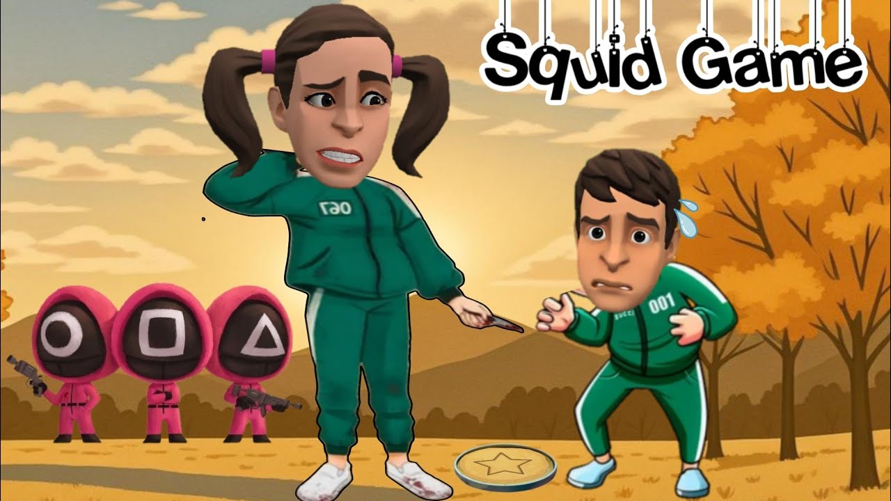 لعبة الحبار الجزء الثالث | #سماسم #كدوشه #رسوم_متحركة #squidgame3 #انمي #راس_الطماطم #نسايم سماسم