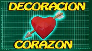DECORACION CORAZON - PAPERCRAFT DECORACION CORAZON - PAPERCRAFT