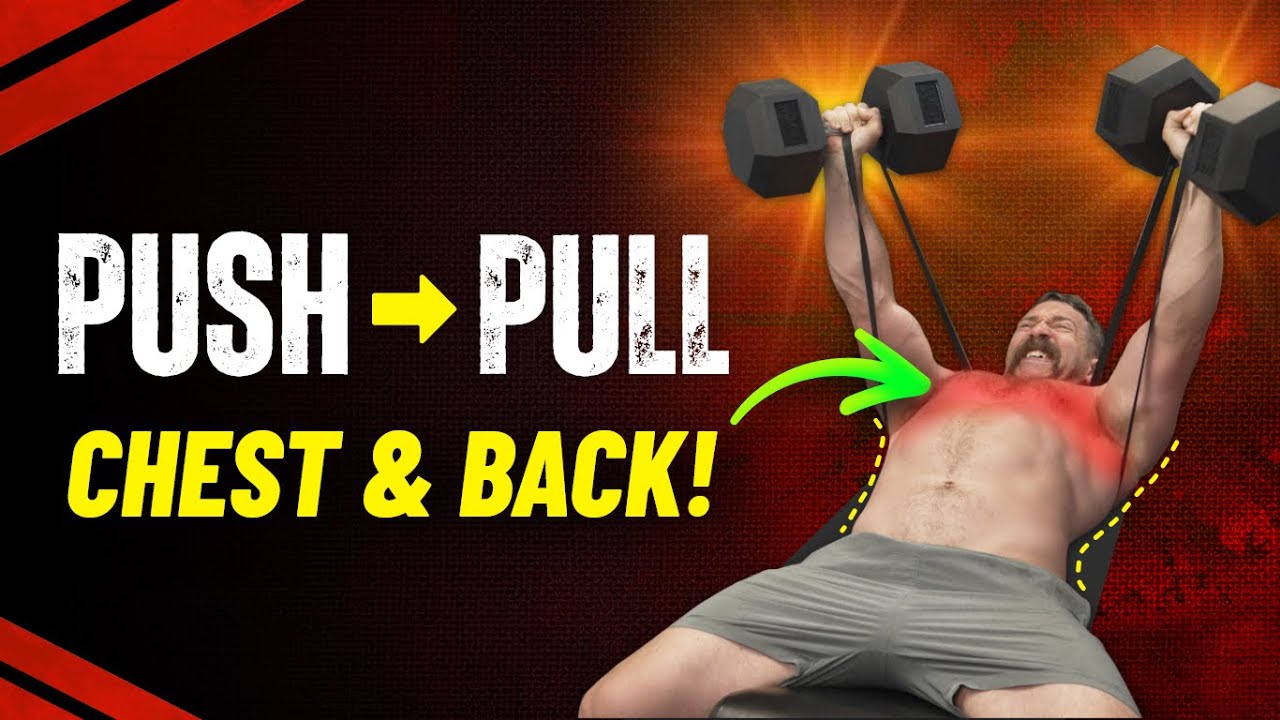 No Time? No Problem! DO This 10 Minute Chest and Back Dumbbell Workout