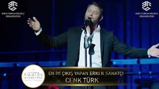 EN İYİ ÇIKIŞ YAPAN ERKEK SANATÇI - CENK TÜRK | 2. Uluslararası Altın Medya Ödülleri Resimi