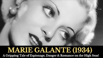 🚢 Marie Galante (1934) | Classic Spy Thriller | Full Movie 🎥🔎