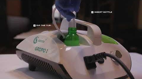 How to Disinfect COVID-19:GROPO I Disinfecting/Sanitizing Fogger Sparyer Instruction Video[2020]