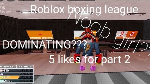 Trolling as a noob girl and *DOMINATING* the server! Roblox boxing league