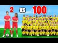 Cemi vs 100 kinderen voetbalwedstrijd chaos 447