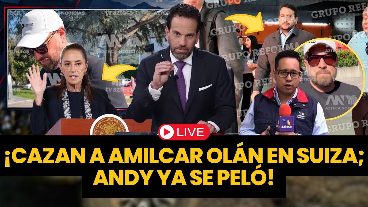 ¡AGARRAN a AMILCAR OLÁN en SUIZA! ¡HIJOS de OBRADOR ya se PELARON! ¡CLAUDIA se QUEDA MUDA! | #loret