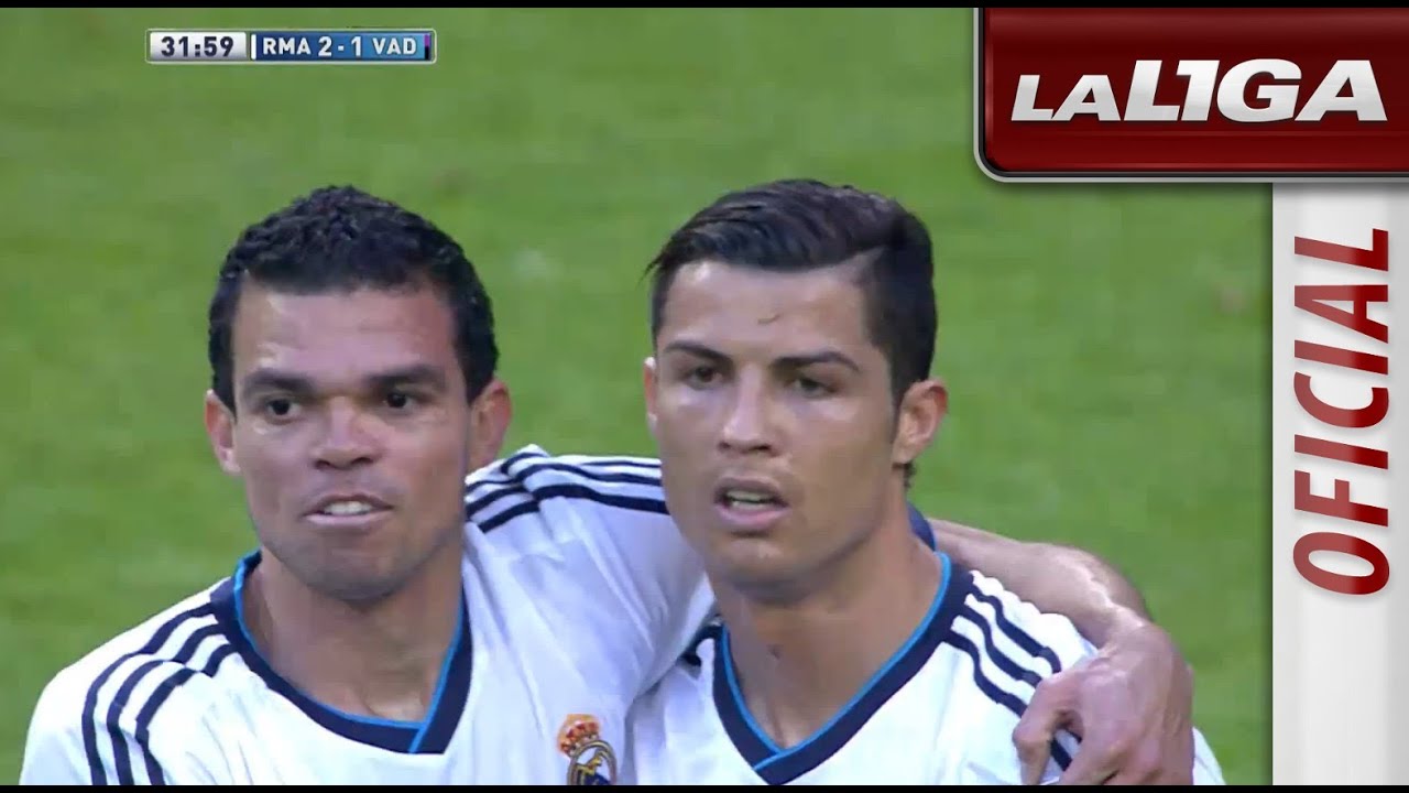 Gol de Cristiano Ronaldo (2-1) en el Real Madrid - Real Valladolid - HD ...