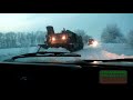 БАТ 2 расчищает дорогу от снега в уманском районе 21.01.2018