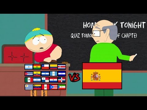 Cartman: What's Up? Castellano vs Español Latino