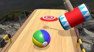 Rolling Balls 3D Sky Race Speedrun Gameplay Max Level 86
