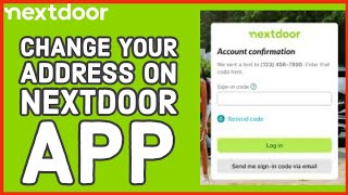How to Change your Address on Nextdoor App? Edit your Address on Nextdoor App on Android 2024 screenshot 2