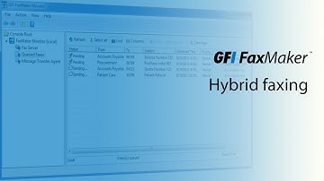 Hybrid faxing | GFI FaxMaker