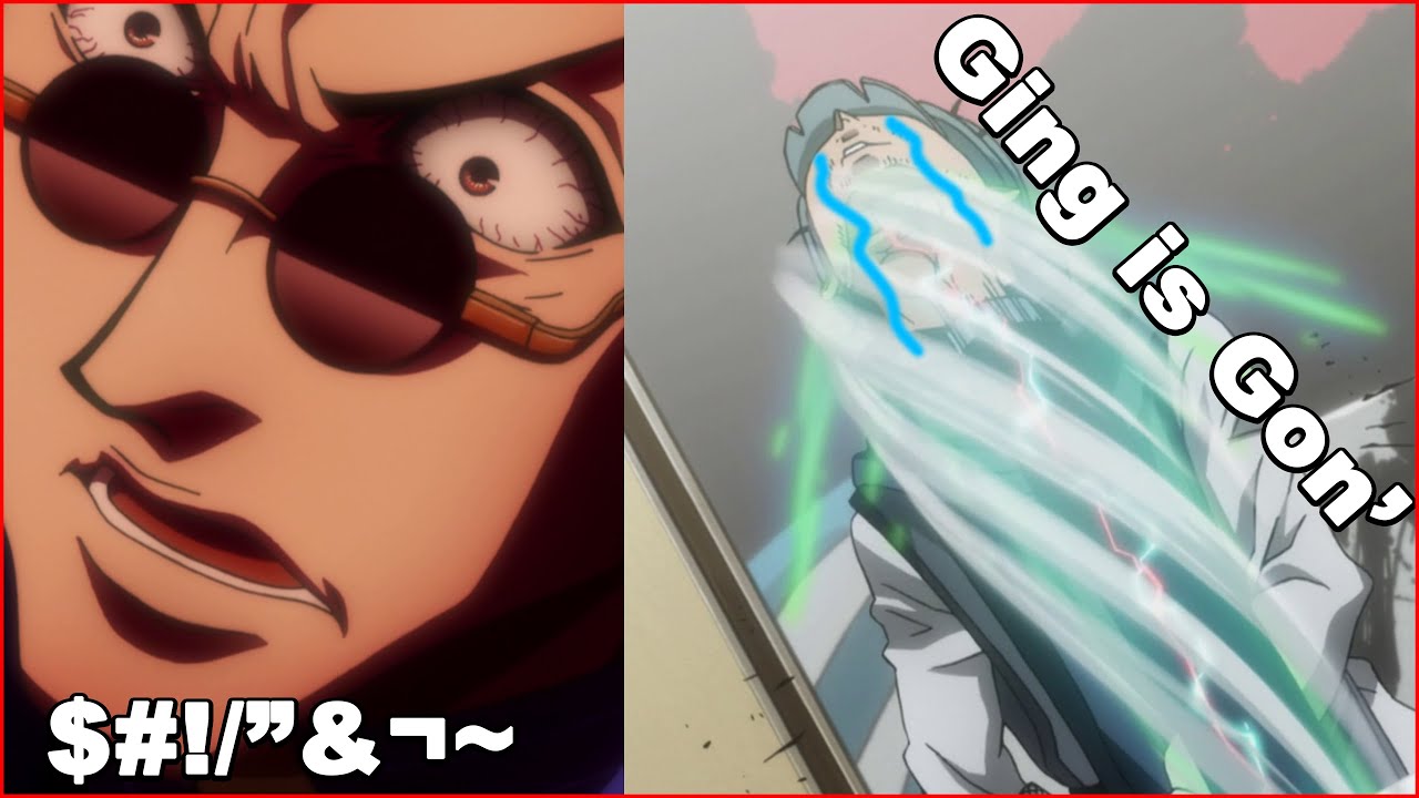 Leorio Punches Ging  Hunter X Hunter 