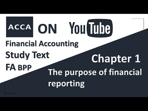 ACCA Financial Accounting FA F3 BPP Study text Chapter 1 The purpose of financial reporting