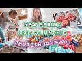 STUDIO VLOG #13 | NEW SPRING SCRUNCHIE COLLECTION PHOTOSHOOT 📸 20+ Colours, Product Photography🌸