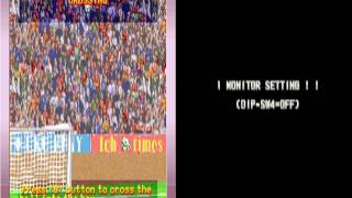 Soccer Superstars (Konami 1994)  Attract Mode 60fps screenshot 2